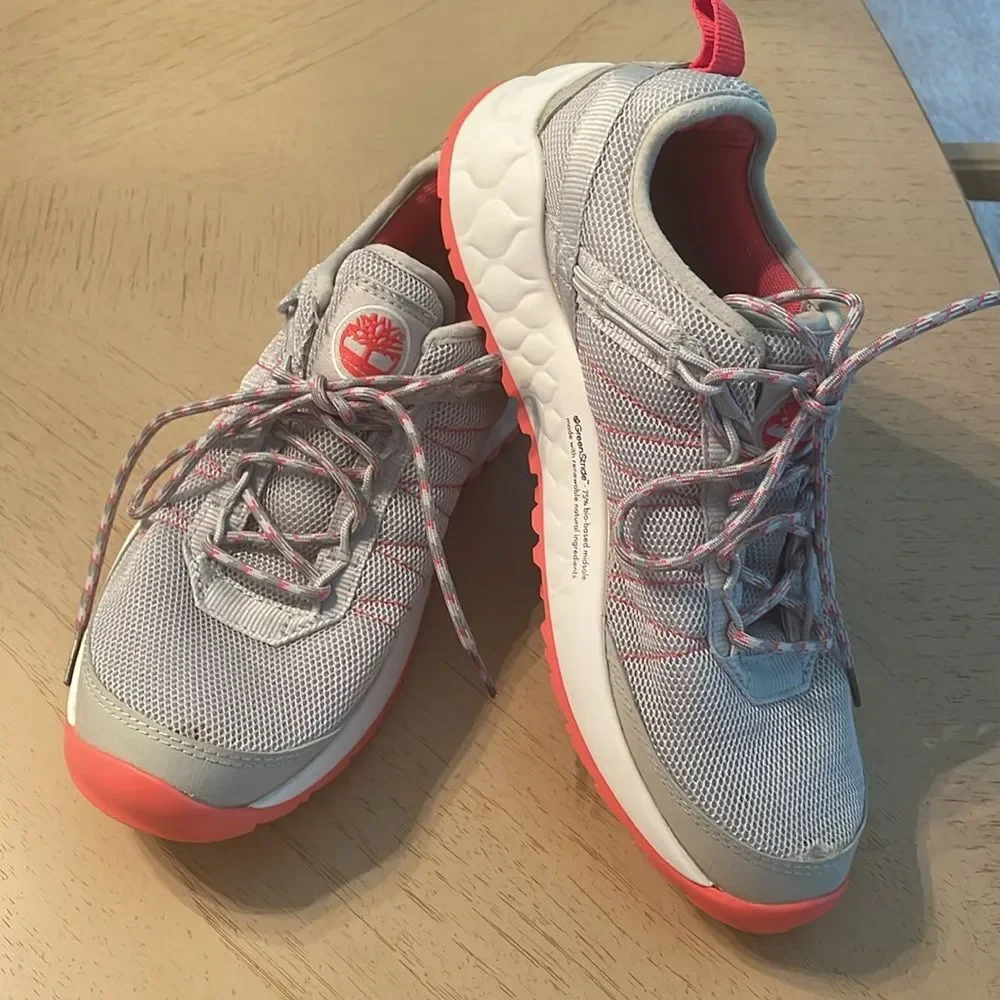 Timberland Solar Wave Low Women's Gray Lightweight Trail Hiking Sneaker A2BEV 8